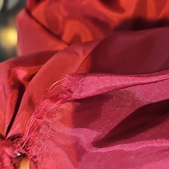 JS Collections Size 4 Red Wine One Shoulder Cocktail Dress - Picture 6 of 8